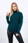 Navy turtleneck sweater
