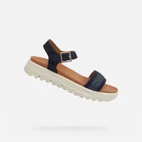 Dark blue women's sandals Geox Xand 2.1 S - Women's