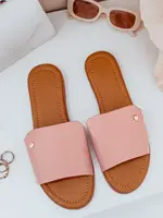 Dámske ružové šľapky CHICBASE