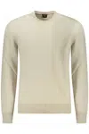 HUGO BOSS MEN'S SWEATER BEIGE