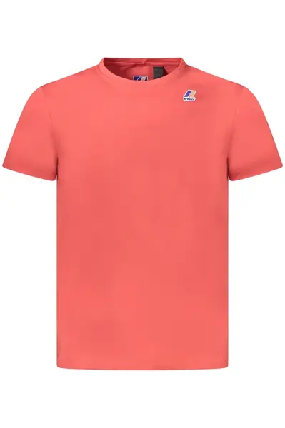 Červené tričko K-Way s krátkym rukávom