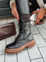 Dámske členkové topánky HARDSTEP čierne