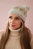 Kesi Čapica s fleece Melisa K241 ruda+oliva
