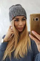 Kesi Čapica s fleece Zoja K306 grafit + rifle