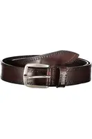 Kožený opasok GUESS JEANS hnedý