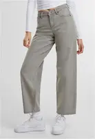 Women's jeans with high waist 90's grey