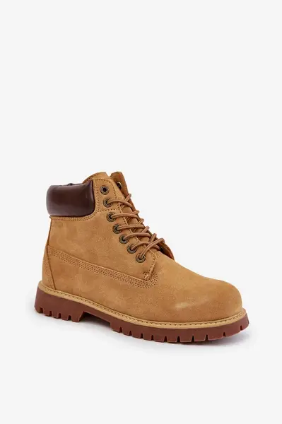 BIG STAR SHOES Zimné Semišové Topánky Pre Mužov Big Star