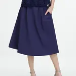 Navy Blue Women's Knee-Length Skirt ORSAY - Women's