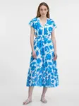 Blue women's patterned dress ORSAY - Women's