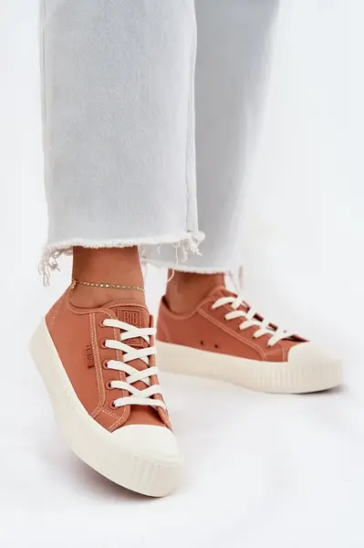 BIG STAR SHOES Dámske textilné tenisky na platforme Big Star