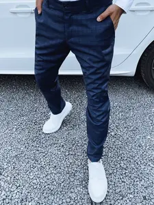 Pánske chino nohavice tmavomodré