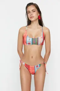 Dámske bikinové nohavičky Trendyol Ethnic Patterned