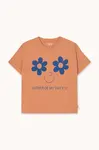 Detské bavlnené tričko Tinycottons FLOWERS EYES GRAPHIC TEE