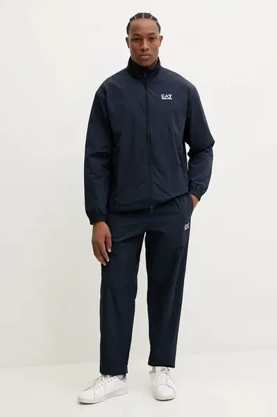 Tepláková souprava EA7 Emporio Armani pánská, modrá barva, AF13190.7M000954