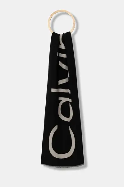 Calvin Klein Šál s prímesou vlny Calvin Klein