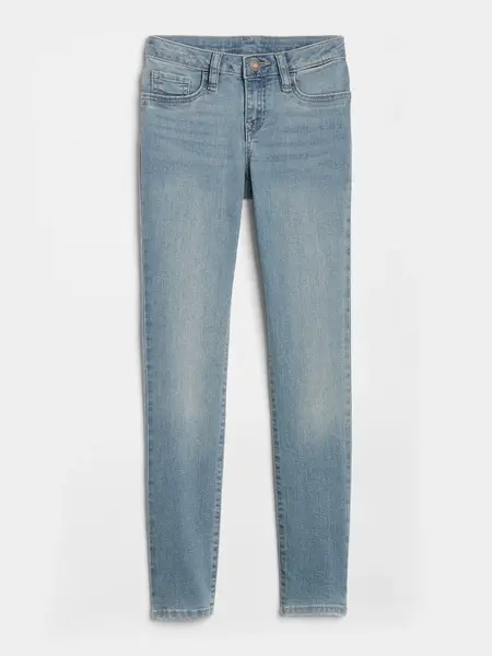 Svetlo mordré dievčenské skinny fit džínsy GAP
