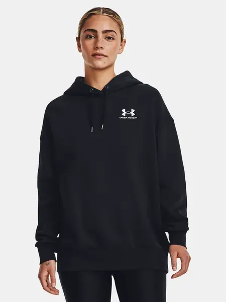Čierna mikina Under Armour Essential Flc OS Hoodie
