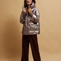 Kovová prešívaná bunda