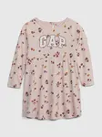 Ružové dievčenské kvetované šaty GAP