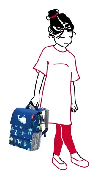 Detský batoh Reisenthel Backpack Kids Abc friends blue