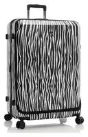 Veľký škrupinový kufor Heys EZ Fashion L Zebra