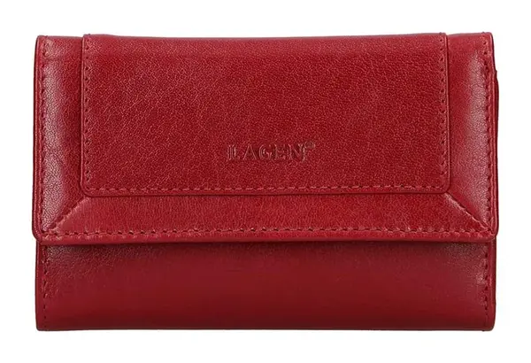 Dámska kožená peňaženka Lagen BLC/4390 Red/Red