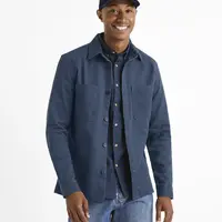 Modrá pánska košeľa Celio Camone