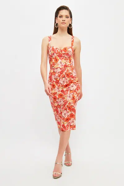 Dámske šaty Trendyol Floral patterned