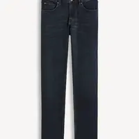 Tmavosivé pánske straight fit džínsy Celio C15