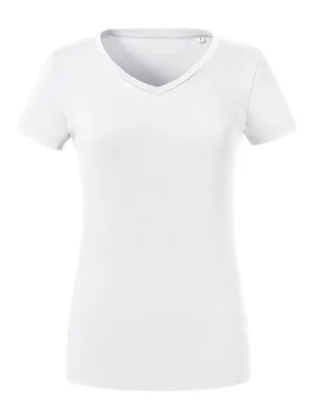 Russell Women's Pure Organic V-Neck T-Shirt