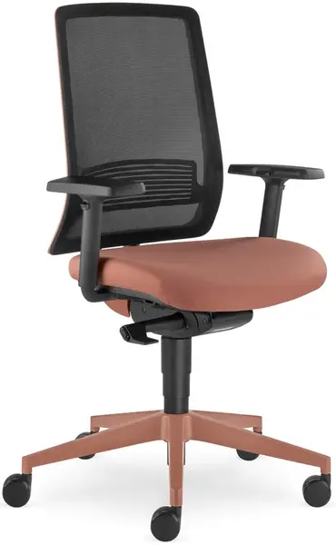 LD SEATING Kancelárska stolička Lyra AIR 215-BRICK-AT