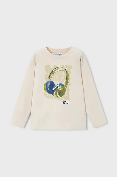 Bavlnené tričko s dlhým rukávom Mayoral