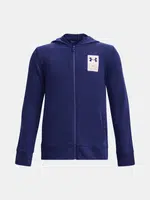 Tmavomodrá chlapčenská mikina Under Armour UA Rival Terry FZ Hoodie