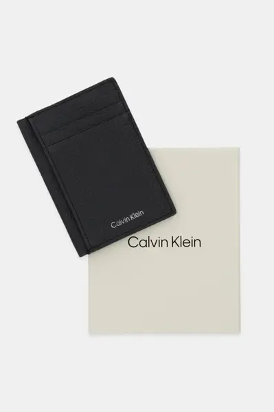 Calvin Klein  Kožené pouzdro na karty