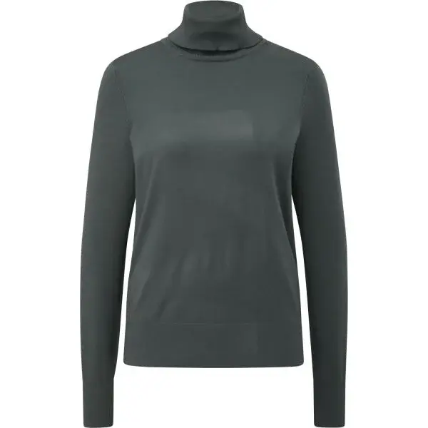 s.Oliver RL POLO NECK JUMPER NOOS Pulóver s rolákom, tmavo zelená, veľkosť