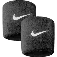 Nike SWOOSH WRISTBAND Potítko, čierna, veľkosť UNI