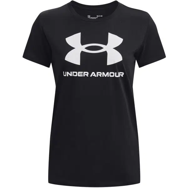 Under Armour LIVE SPORTSTYLE GRAPHIC SS Dámske tričko, čierna, veľkosť