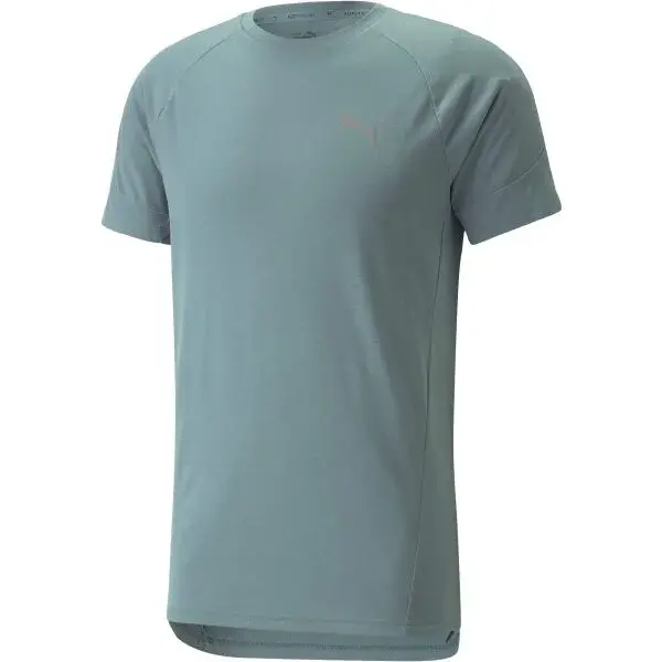 Puma EVOSTRIPE TEE Pánske tričko, svetlomodrá, veľkosť