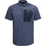 Jack Wolfskin KENOVO II M Pánska košeľa, tmavo modrá, veľkosť