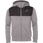 Lotto TRAINING PURE FULL-ZIP HOODIE Pánska mikina, sivá, veľkosť