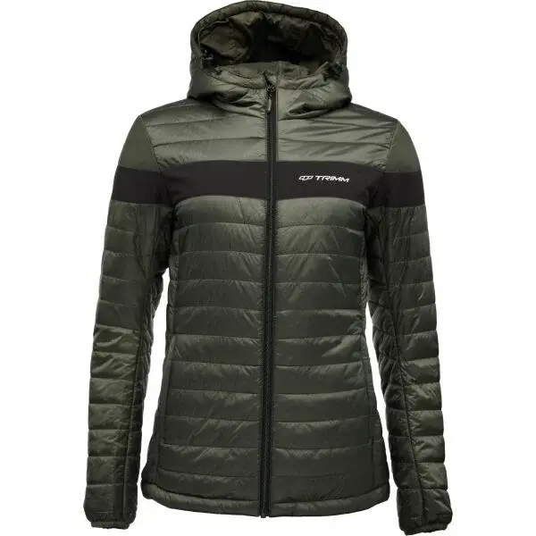 TRIMM CREDIT LADY Dámska  prešívaná bunda, khaki, veľkosť