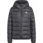 adidas ESSENTIALS  MIDWEIGHT DOWN HOODED Dámska bunda, čierna, veľkosť