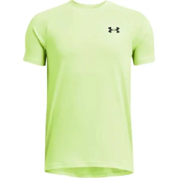 Under Armour TECH 2.0 Chlapčenské športové tričko, svetlo zelená, veľkosť M