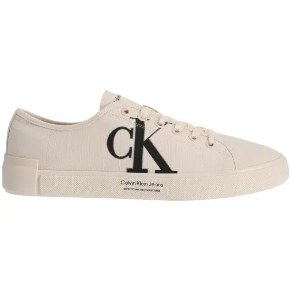 Calvin Klein VULC LOW OVERSIZED BRAND Pánske nízke tenisky, béžová, veľkosť