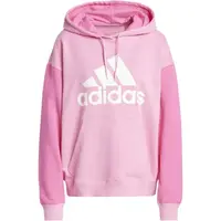 adidas ESSENTIALS BIG LOGO OVERSIZED FRENCH TERRY HOODIE Dámska mikina, ružová, veľkosť
