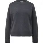 s.Oliver KNITTED PULLOVER Dámsky pletený sveter, tmavo sivá, veľkosť