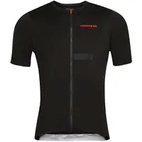 PROGRESS TRAFFIC Pánsky cyklistický dres, čierna, veľkosť XXL