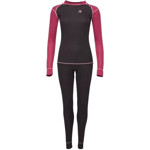 Klimatex DARLA Set dámskej funkčnej bielizne, čierna, veľkosť