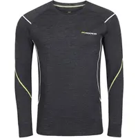 PROGRESS MERINO LS Pánske funkčné Merino tričko, čierna, veľkosť XXL