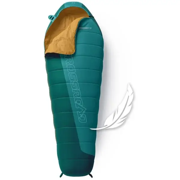 Crossroad TYPHOON 210 Páperový spacák, modrá, veľkosť 210 cm - pravý zips